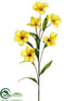 Silk Plants Direct Frangipani Spray - Yellow - Pack of 12