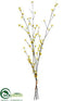 Silk Plants Direct Forsythia Twig Bundle - Yellow - Pack of 12