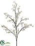 Silk Plants Direct Forsythia Spray - White - Pack of 6
