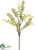 Silk Plants Direct Fern Thistle Spray - White - Pack of 12