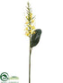 Silk Plants Direct Ginger Flower Spray - Yellow - Pack of 6