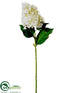 Silk Plants Direct Hydrangea Spray - Ivory - Pack of 12