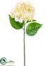 Silk Plants Direct Hydrangea Spray - Cream - Pack of 12