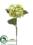 Silk Plants Direct Hydrangea Spray - Green Pink - Pack of 12