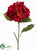 Hydrangea Spray - Red - Pack of 12