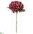 Hydrangea Spray - Burgundy - Pack of 12