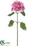 Silk Plants Direct Hydrangea Spray - Peach Cream - Pack of 12