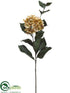 Silk Plants Direct Hydrangea Spray - Amber - Pack of 12