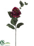 Silk Plants Direct Hydrangea Spray - Burgundy Wine - Pack of 12
