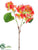 Silk Plants Direct Hydrangea Spray - Coral - Pack of 12
