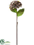 Silk Plants Direct Hydrangea Spray - Brown Gray - Pack of 12