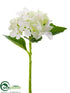 Silk Plants Direct Hydrangea Spray - White Cream - Pack of 24