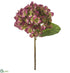Silk Plants Direct Hydrangea Spray - Purple Green - Pack of 12