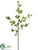 Silk Plants Direct Hop Spray - Green - Pack of 12