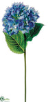 Silk Plants Direct Hydrangea Spray - Helio - Pack of 12