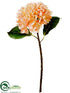 Silk Plants Direct Hydrangea Spray - Pink Peach - Pack of 12