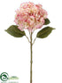 Silk Plants Direct Hydrangea Spray - Rose Cream - Pack of 12