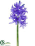 Silk Plants Direct Hyacinth Spray - Helio - Pack of 24