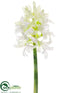 Silk Plants Direct Hyacinth Spray - White - Pack of 24