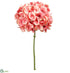 Silk Plants Direct Hydrangea Spray - Coral - Pack of 12