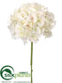 Silk Plants Direct Hydrangea Spray - Cream Blush - Pack of 12
