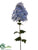 Hydrangea Cone Spray - Blue - Pack of 12