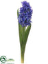 Silk Plants Direct Hyacinth Spray - Helio - Pack of 12