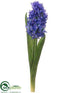 Silk Plants Direct Hyacinth Spray - Helio - Pack of 12