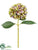 Silk Plants Direct Hydrangea Spray - Green Violet - Pack of 12