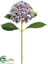 Silk Plants Direct Hydrangea Spray - Helio Lavender - Pack of 12