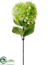 Silk Plants Direct Hydrangea Spray - Green Light - Pack of 12