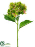 Silk Plants Direct Hydrangea Spray - Green Mauve - Pack of 6