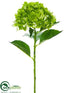 Silk Plants Direct Hydrangea Spray - Green - Pack of 6