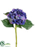 Silk Plants Direct Large Hydrangea Spray - Blue Helio - Pack of 12