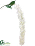 Silk Plants Direct Hanging Hydrangea Spray - White - Pack of 12