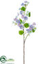 Silk Plants Direct Hydrangea Spray - Lavender - Pack of 6