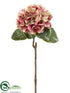 Silk Plants Direct Hydrangea Spray - Beauty Rose - Pack of 12