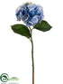 Silk Plants Direct Hydrangea Spray - Blue Soft - Pack of 12