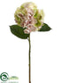 Silk Plants Direct Hydrangea Spray - Green Lavender - Pack of 12
