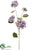 Silk Plants Direct Hydrangea Spray - Purple - Pack of 12