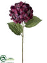 Silk Plants Direct Hydrangea Spray - Purple - Pack of 12