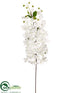 Silk Plants Direct Hydrangea Spray - White - Pack of 6