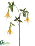 Silk Plants Direct Honeysuckle Spray - Yellow - Pack of 6