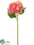Silk Plants Direct Hydrangea Spray - Pink Cerise - Pack of 12