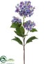 Silk Plants Direct Hydrangea Spray - Lavender Blue - Pack of 6