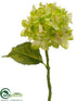 Silk Plants Direct Hydrangea Spray - Green - Pack of 12