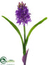 Silk Plants Direct Hyacinth Spray - Purple - Pack of 12