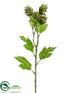 Silk Plants Direct Wild Hops Spray - Green Purple - Pack of 12