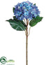 Silk Plants Direct Hydrangea Spray - Blue - Pack of 6