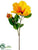 Hibiscus Spray - Yellow Orange - Pack of 12